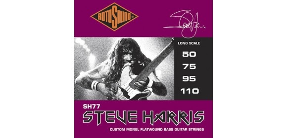 Jazz-Bass Saiten Jazz Bass 77 STEVE HARRIS Satz 4-string Flatwound Heavy 50-110