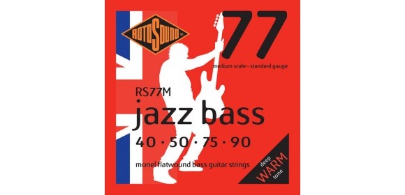 Jazz-Bass Saiten Jazz Bass 77 Satz 4-string  Medium 40-90 //Mittlere Mensur (30.5"/772mm bis 32"/810mm)