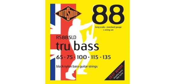 E-Bass Saiten Tru Bass 88 Satz 5-string Long  65-135; Long scale: Mensur (34"/860mm) - bis medium (32"/810mm)
