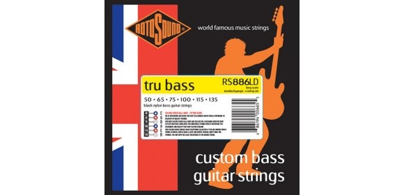 E-Bass Saiten Tru Bass 88 Satz 6-string Long  50-135, Long scale: Mensur (34"/860mm) - bis medium (32"/810mm)