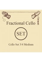 Cello-Saiten Original Fractional - kleine Größen Satz 3/4