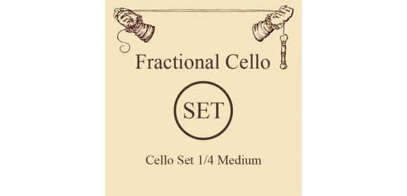 Cello-Saiten Original Fractional - kleine Größen Satz 1/4