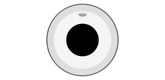 Schlagzeugfell Powerstroke 3 Transparent Black Dot 24" P3-1324-10