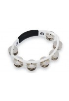 Tambourin Cyclops Handmodell Steel Jingles, weiß