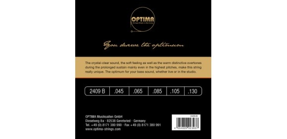 E-Bass Saiten Unique Studio Gold Strings 5-str. long sc.