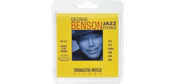 E-Gitarre-Saiten George Benson Jazz Guitar Satz flatwound