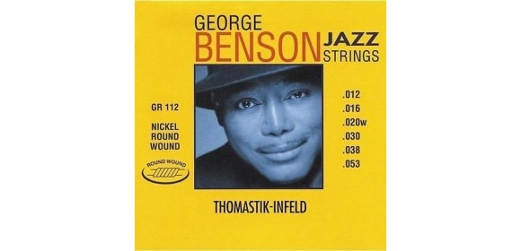 E-Gitarre-Saiten George Benson Jazz Guitar Satz roundwound