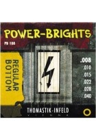 E-Gitarre-Saiten Power Brights Series Satz 008