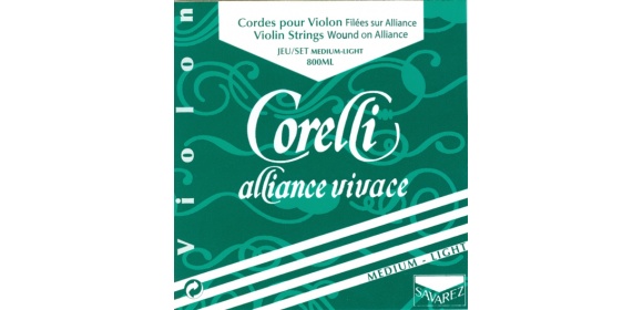 Violin-Saiten Alliance  Vivace Medium-light 800ML