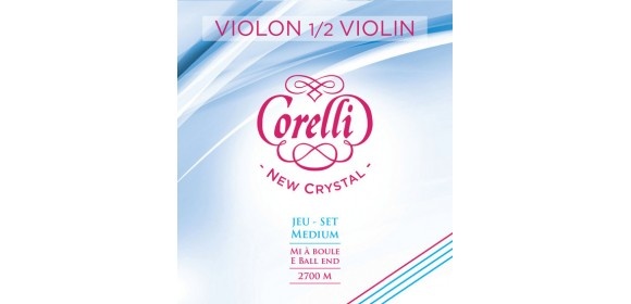 Violin-Saiten New Crystal E 1/2