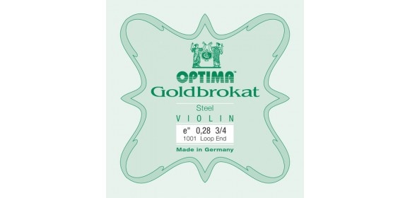 Violin-Saiten Goldbrokat E 0,28 L