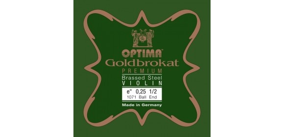 Violin-Saiten Goldbrokat Premium vermessingt E 0,25 B