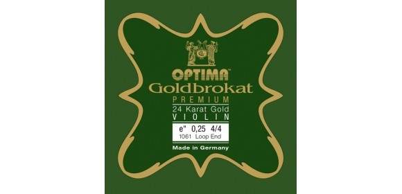 Violin-Saiten Goldbrokat Premium 24 Karat Gold E 0,25 L