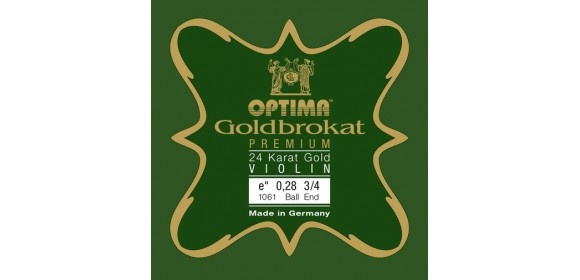 Violin-Saiten Goldbrokat Premium 24 Karat Gold E 0,28 B