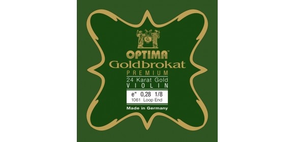 Violin-Saiten Goldbrokat Premium 24 Karat Gold E 0,28 L