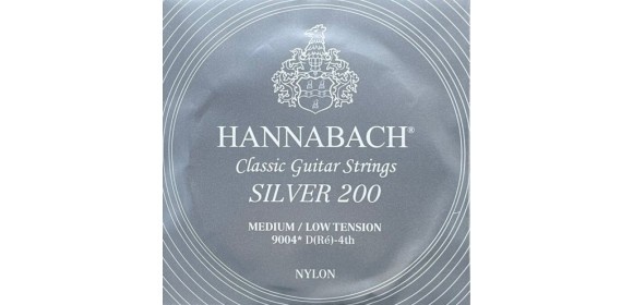 Klassikgitarre-Saiten Serie 900 Medium/Low Tension Silver 200 D4w