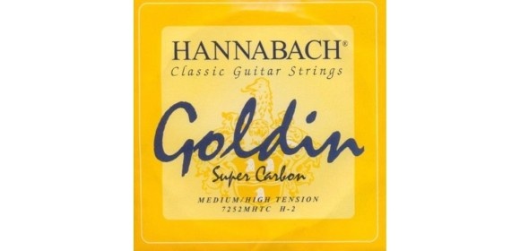 Klassikgitarre-Saiten Serie 725 Medium/High Tension Goldin H/B2 Super-Carbon