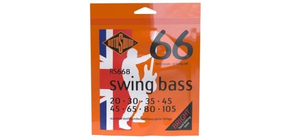 E-Bass Saiten Swing Bass 66 Satz 8-string Stainless Steel 45-105