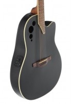 E-Akustikgitarre Elite AE44 Mid Cutaway Black Satin