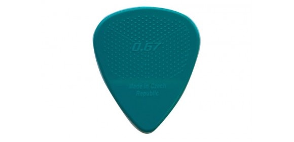 Plektrum Janicek  Nylonpicks 0,67 türkis