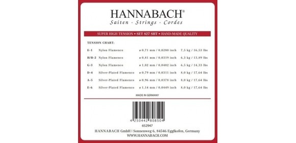 Klassikgitarre-Saiten Serie 827 Super High Tension Flamenco A5w