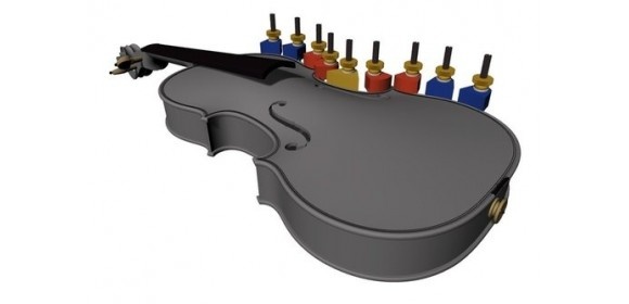 Reparaturschraube Cello rot