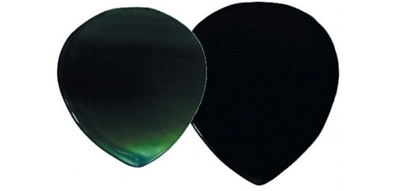 Plektrum Halbedelstein groß, einzeln