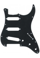 Schlagbrett Stratocaster Modell schwarz, 3-lagig