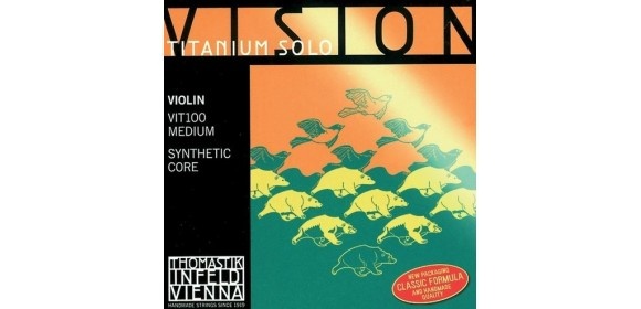Violin-Saiten Vision Titanium Solo Synthetic Core Mittel