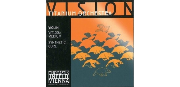 Violin-Saiten Vision Titanium Orchestra Synthetic Core Titan umsp.