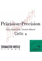 Cello-Saiten Präzision Stahl Vollkern G 3/4