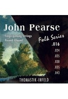 Klassikgitarre-Saiten John Pearse Folk Series Light H2 .024fw