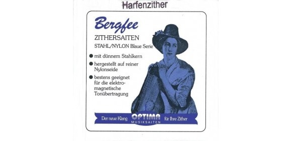 Zither-Saiten Harfen-/Luftresonanz-Zither Nylon blau 1331 36saitig