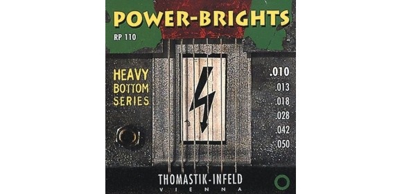 E-Gitarre-Saiten Power Brights Series Satz 010 heavy