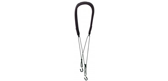 Klarinettengurt Classic 2-Hook Schwarz, Länge 41,9 - 55,8cm