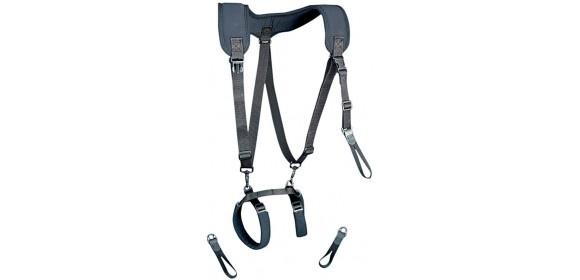 Tragriemen Tuba Harness Schwarz XL, Länge 66 - 83,8cm