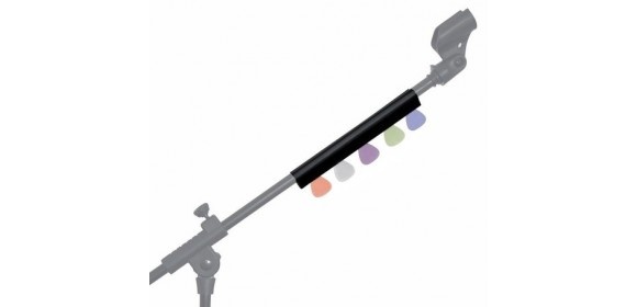 Pickhalter F&S Gummischiene Schwarz