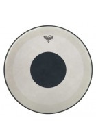 Schlagzeugfell Powerstroke 3 weiß aufgeraut Black Dot 20" P3-1120-10
