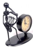 Skulptur mit Uhr Waldhorn