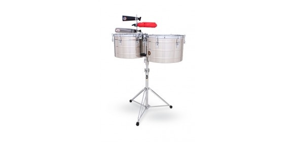 Timbales Tito Puente Thunder Timbs Stainless Steel