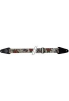 Gitarrengurt F&S Tattoo-Edition Skulls and Roses White