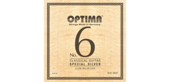 Klassikgitarre-Saiten No. 6 Special Silver Satz Nylon high