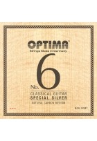 Klassikgitarre-Saiten No. 6 Special Silver Satz Carbon medium