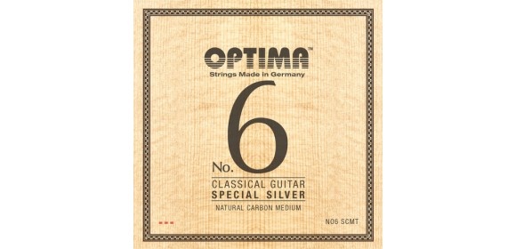 Klassikgitarre-Saiten No. 6 Special Silver Satz Carbon medium