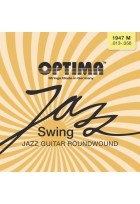 E-Gitarre-Saiten Jazz Swing Chrome  Round Wound Satz