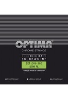 E-Bass Saiten Chrome Strings Round Wound Long Scale Satz 4-string reg-light