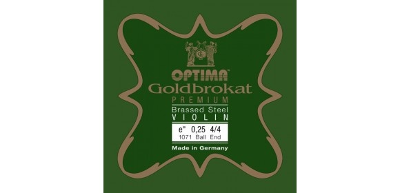 Violin-Saiten Goldbrokat Premium vermessingt E 0,26 K
