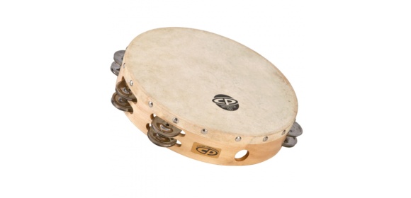 Tambourin CP  Wood 10", doppelreihig