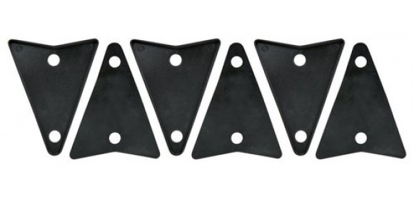 Conga Hardware Kunstoffunterlage für Seitenplatte Classic (2-Loch)