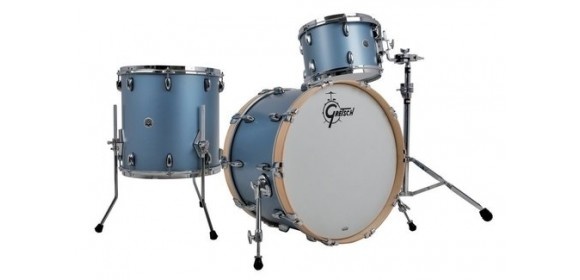 Bass Drum USA Brooklyn Satin Ice Blue Metallic